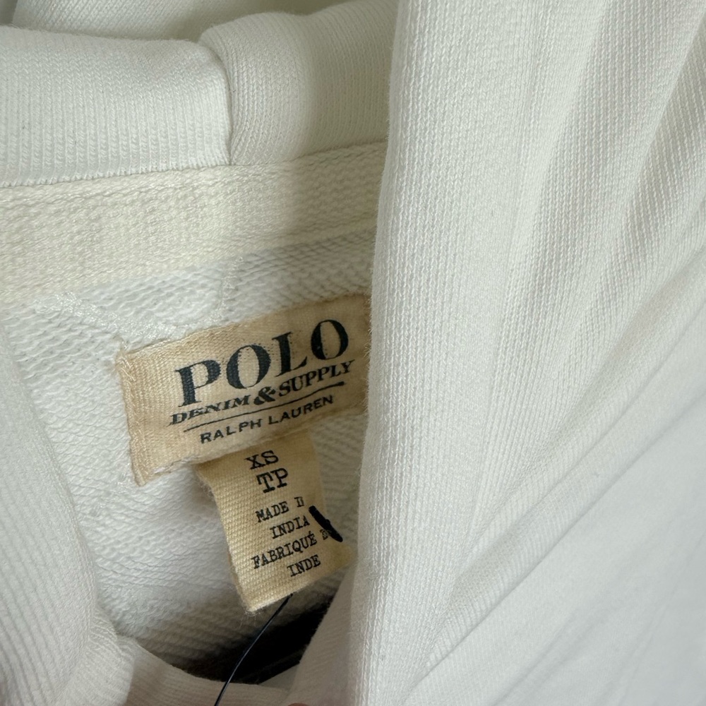 Polo Ralph Lauren Logo Quilted Motif Fleece Hoodie - Picture 10 of 12